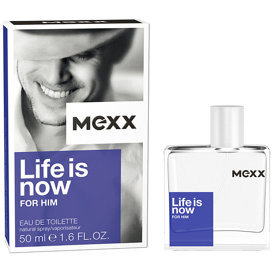 Mexx Life Is Now for Him Eau de Toilette 50 ml