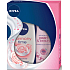 Nivea Pearl & Beauty antiperspirant spray 150 ml + Harmony Time cream shower gel 250 ml, for women cosmetic set