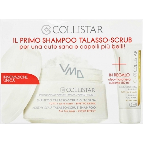 Collistar Talasso Scrub Hair Shampoo 250 ml + Sublime Oil Mask Hair Mask 50 ml, cosmetic set
