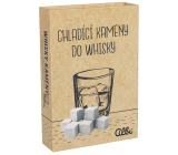 Albi Whiskey Cooling Stones, 9 cooling stones and velvet pouch for storage