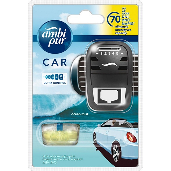 Ambi Pur Car Ocean Mist air freshener device 7 ml