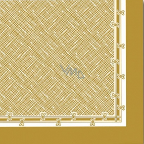 Ditipo Paper napkins 3 ply 33 x 33 cm 20 pieces Christmas Gold motif
