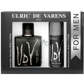 Ulric de Varens UDV for Men eau de toilette 60 ml + deodorant spray 50 ml, gift set