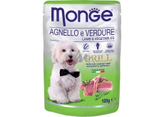 Monge Dog Grill jehněčí se zeleninou kapsička 100 g