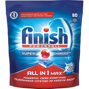 Finish All in 1 Max Soda dishwasher tablets 80 pieces