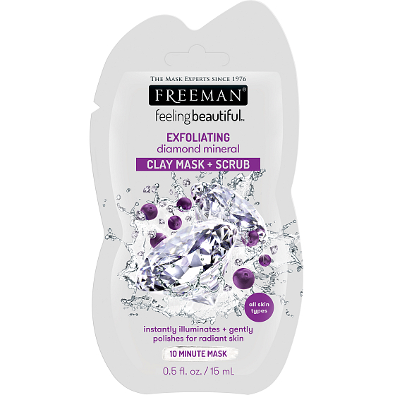 Freeman Feeling Beautiful Diamond Mineral Rinse-Off Face Mask 15 ml