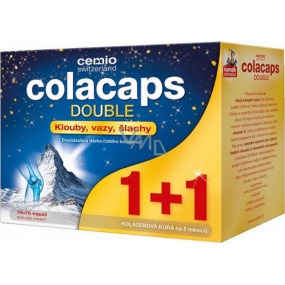 Cemio ColaCaps Double capsules with vitamin C 75 + 75 pieces, gift box