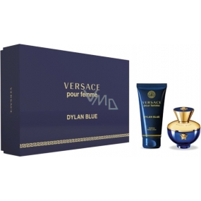 Versace Dylan Blue pour Femme perfumed water for women 30 ml + body lotion 50 ml, gift set