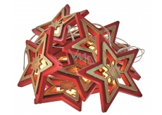 Christmas Star Chain Illumination 1.35 m, 10 LEDs, Warm White + 0.3 m Supply Cord