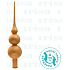 Irisa Glass cream tip, 7 cm full