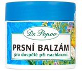 Dr. Popov Massage Breast Balm for adults for massaging the chest, back, neck, temples, forehead, and nape in case of respiratory problems and cough, relieves airways 50 ml