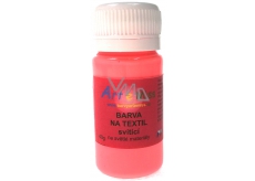 Art e Miss Glow-in-the-dark textile dye for light materials 74 Neon red 40 g