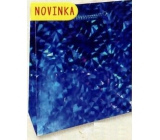 Nekupto Gift paper bag hologram 32 x 26 x 13 cm Blue 122 40 THL