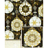 Nekupto Gift wrapping paper 70 x 200 cm Christmas Black, silver, gold motifs 70 x 200 cm