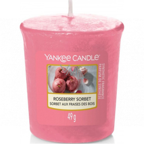 Yankee Candle Roseberry Sorbet - Pink Sorbet Scented Votive Candle 49 g