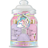 Baylis & Harding Unicorn shower cream 100 ml + cleansing gel 100 ml + body lotion 30 ml + sparkling ballistic bath 40 g + washcloth + jar, cosmetic set