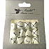 White jingle bells 2 cm 12 pieces