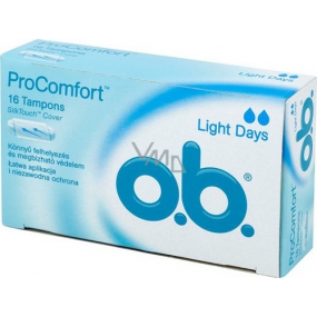 o.b. ProComfort Light Days tampons 16 pieces