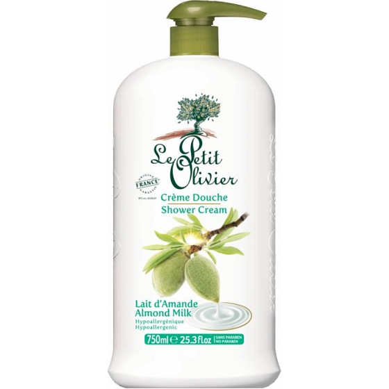 Le Petit Olivier Almond Milk Shower Cream 750 ml
