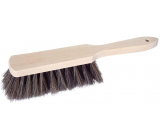 Spokar Hand broom, unpainted wooden body, horsehair fibres 5206/411