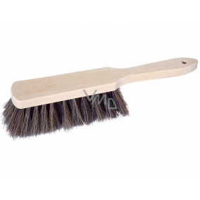 Spokar Hand broom, unpainted wooden body, horsehair fibres 5206/411