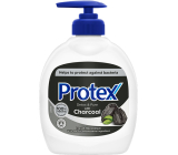 Protex Charcoal antibacterial liquid soap with pump 300 ml