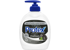 Protex Charcoal antibacterial liquid soap with pump 300 ml