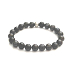 Cordierite / Iolid bracelet elastic natural stone, ball 8 mm / 16 - 17 cm, Viking stone - compass