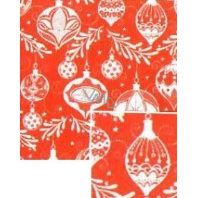 Nekupto Christmas gift wrapping paper 70 x 1000 cm Red white flask