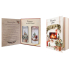 Bohemia Gifts Christmas wishes shower gel 250 ml + hair shampoo 250 ml, book cosmetic set