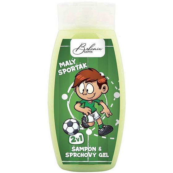 Bohemia Gifts Footballer 2in1 shampoo and shower gel for children 250 ml