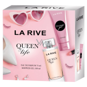 La Rive Queen of Life eau de parfum 75 ml + shower gel 100 ml, gift set for women