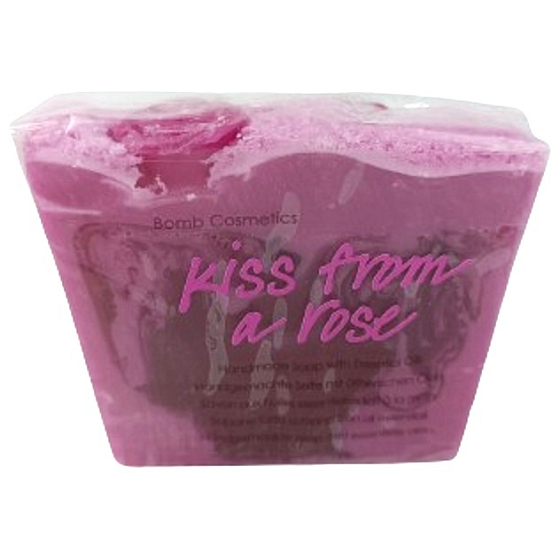 Bomb Cosmetics Kiss from a Rose - Kiss from a Rose natural glycerin soap 100 g