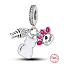 Sterling silver 925 Cat, paw, fish - meow, 3in1 pendant for pet bracelet