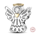 Sterling silver 925 Angel, bead on bracelet symbol