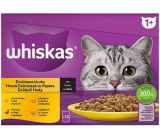 Whiskas Poultry feast in juice chicken, duck, poultry, turkey pockets in juice 12 x 85 g