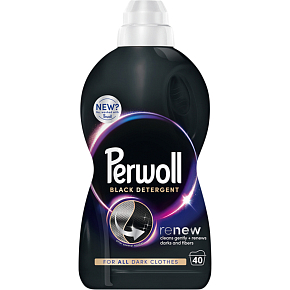Perwoll Washing Gel Renew Black for Dark and Black, 40 Washes, 2000 ml