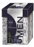 Nivea Men Deep Collection Comfort After Shave 100 ml + Nivea Men Creme Face, Body and Hands Cream 75 ml + Nivea Men Deep Darkwood Antiperspirant Roll-On 50 ml + Nivea Men Deep Clean Shower Gel 250 ml, Cosmetic Set for Men