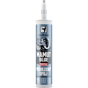 Den Braven Mamut Glue Crystal universal mounting adhesive, transparent, 290 ml Den Braven Mamut Glue Crystal universal mounting adhesive, transparent, 290 ml