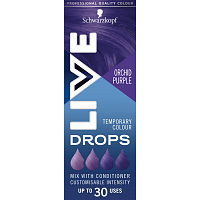 Schwarzkopf Live Drops Purple Orchid Hair Coloring Drops, 30 ml