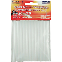 Glue Gun Sticks, Clear, 12 pcs
