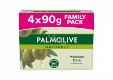 Palmolive Naturals Olive Milk solid toilet soap 3 + 1 piece 90 g