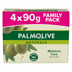 Palmolive Naturals Olive Milk solid toilet soap 3 + 1 piece 90 g