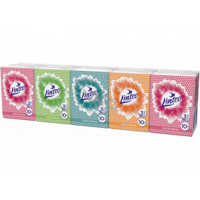 Linteo Mini paper handkerchiefs 3 ply 10 x 10 pieces