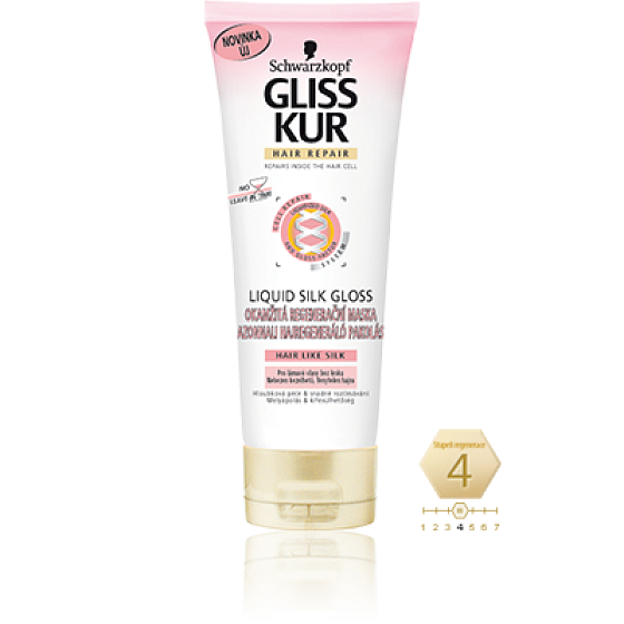Gliss Kur Liquid Silk Gloss regenerating mask 200 ml
