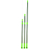 Spokar Green Line GL telescopic stick stainless steel 76-129 cm, hinge