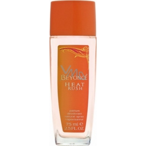 Beyoncé Heat Rush perfumed deodorant glass for women 75 ml