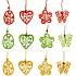 Hanging decorations with polka dots 6 cm 4 pieces
