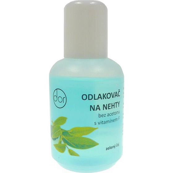 Dor nail polish remover green tea without acetone with vitamin F 50 ml