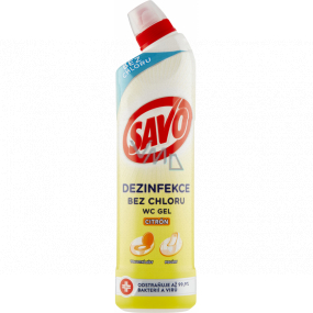 Savo Lemon Toilet liquid cleaning and disinfecting agent 750 ml